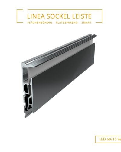 LED 60/15 - Set bündige Sockelleiste mit LED