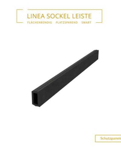 Schutzgummi für bündiges LED 13/22, Länge 2,4m