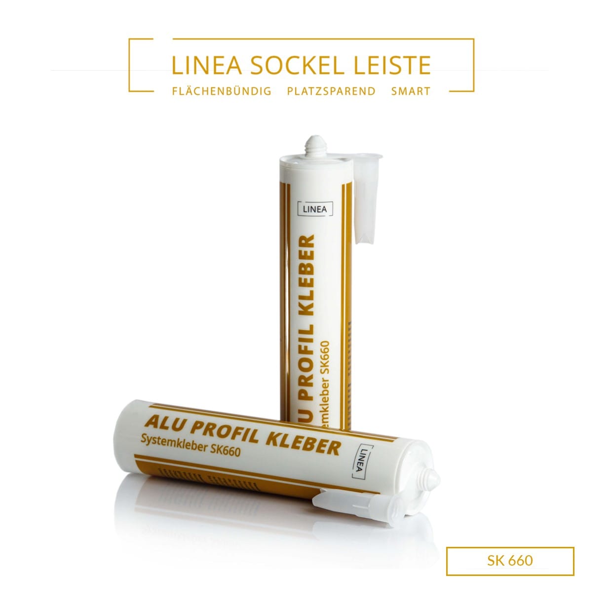 SK 660 – LINEA Systemkleber, Alu Profil Kleber, 290ml Kartusche