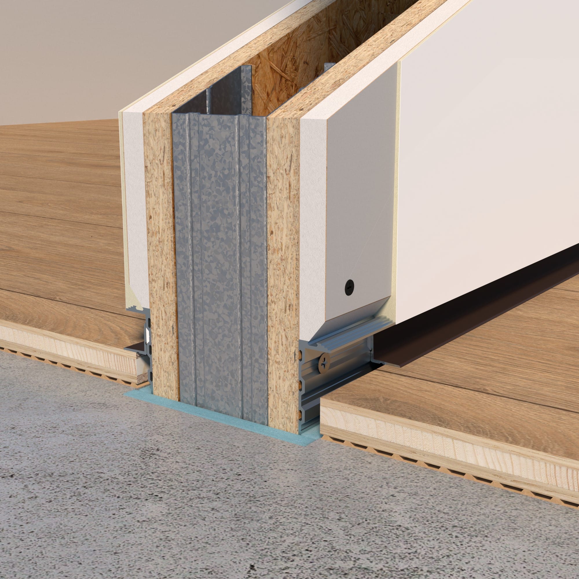 ADW 15/15 - Abdeckwinkel für Schattenfuge in dunkelbraun matt – Bild 3