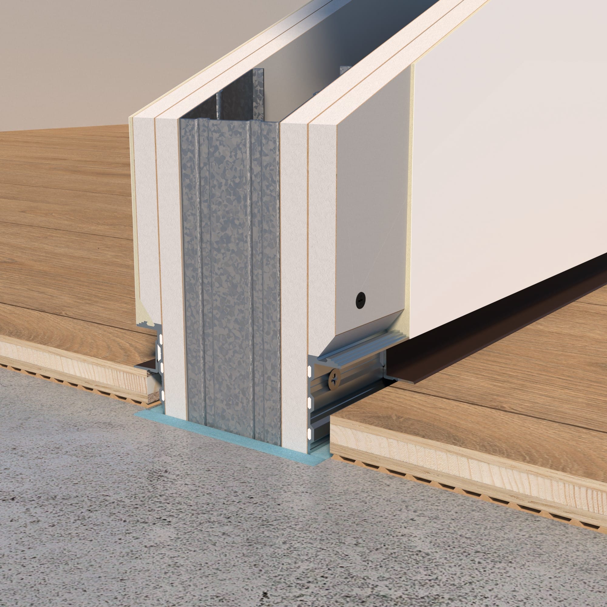 ADW 15/15 - Abdeckwinkel für Schattenfuge in dunkelbraun matt – Bild 4