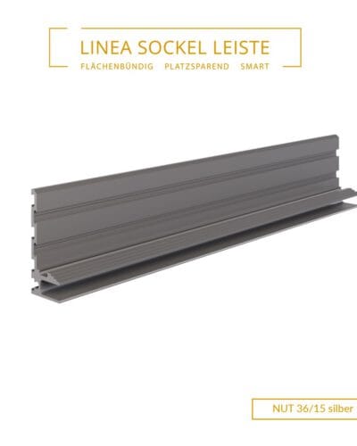 NUT 36/15 - Schattenfugen Profil silber