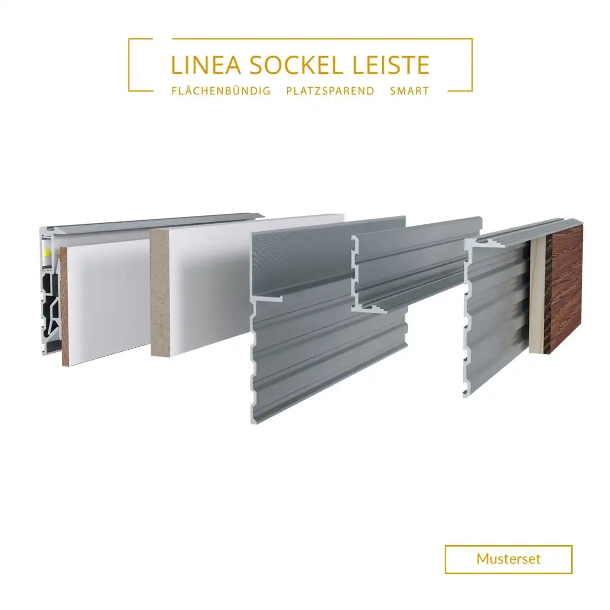 Musterset bündige Sockelleisten