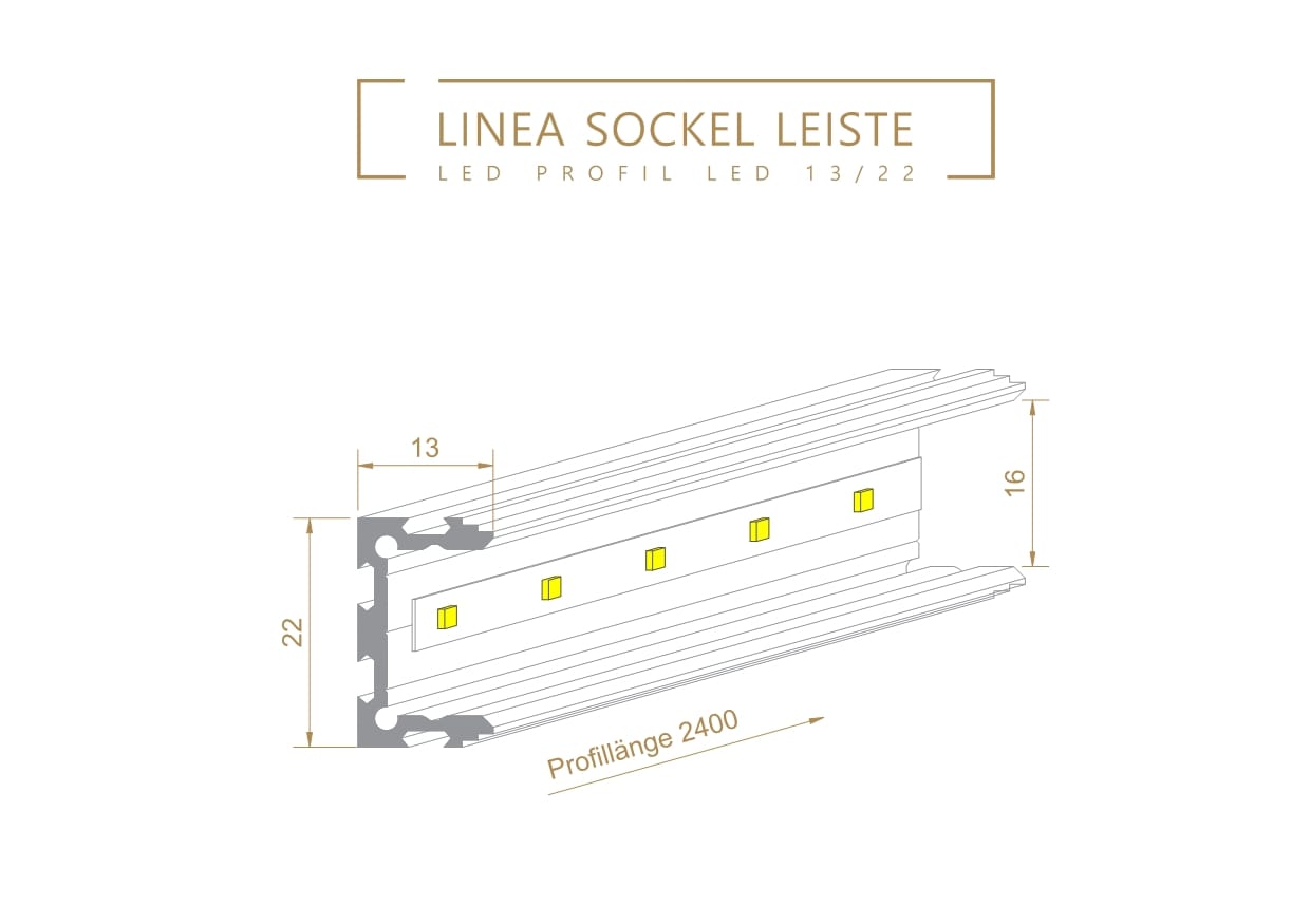 LED 13/22 - Komplettset für putzbündiges LED-Profil – Bild 6