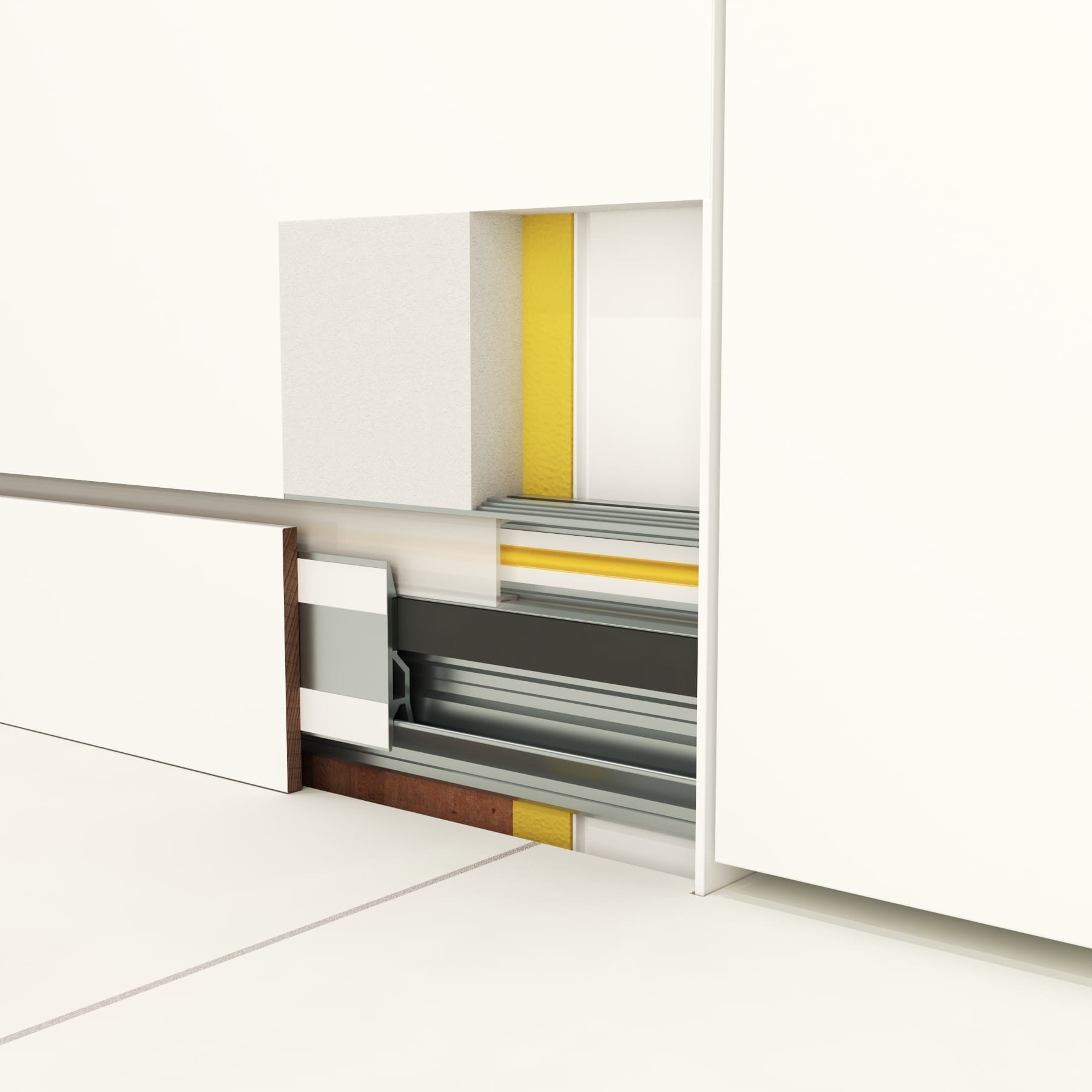 LED 60/15 - Set bündige Sockelleiste mit LED – Bild 9