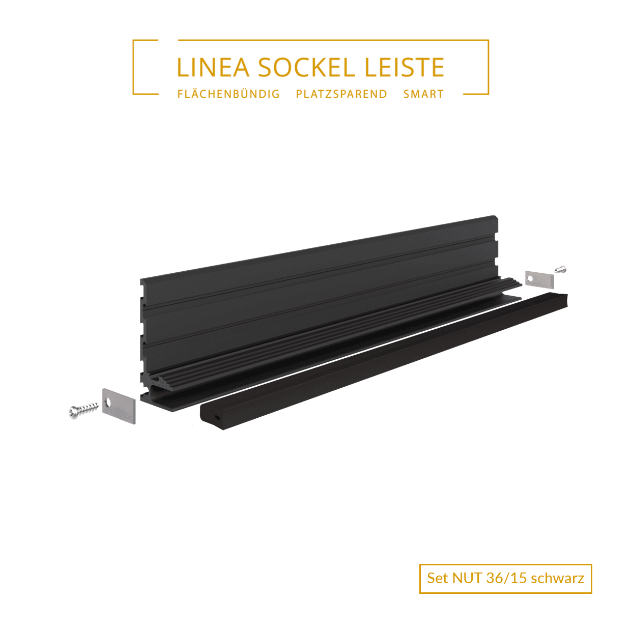 Set NUT 36/15 - Schattenfugen Set schwarz