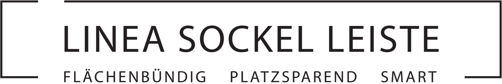 Linea Sockel Leiste