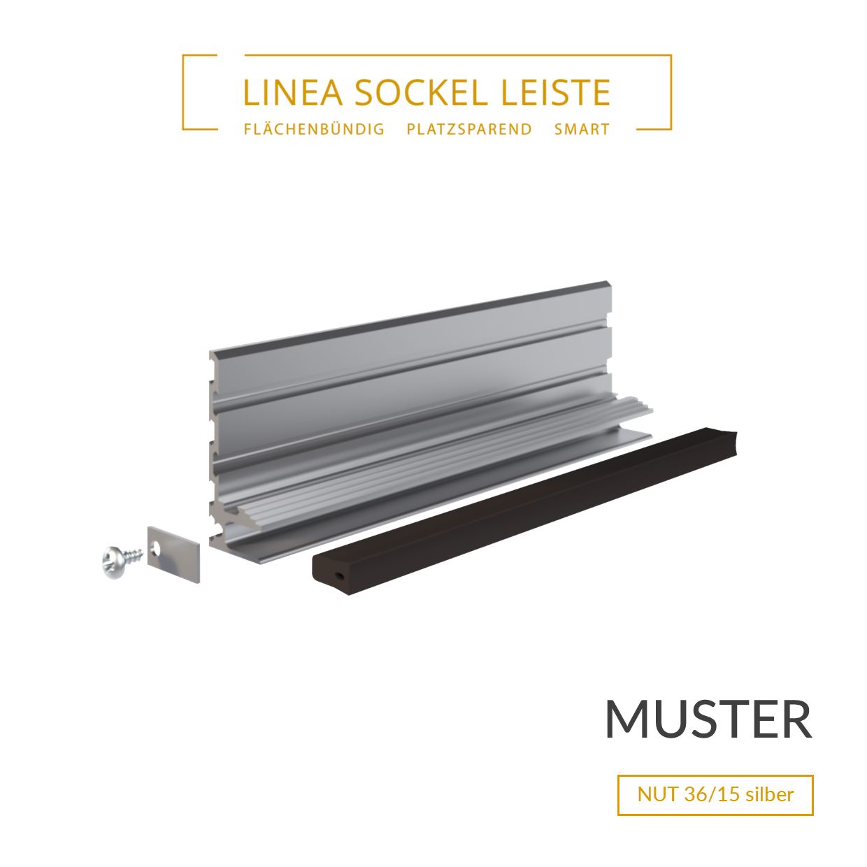 Muster NUT36/15, silber